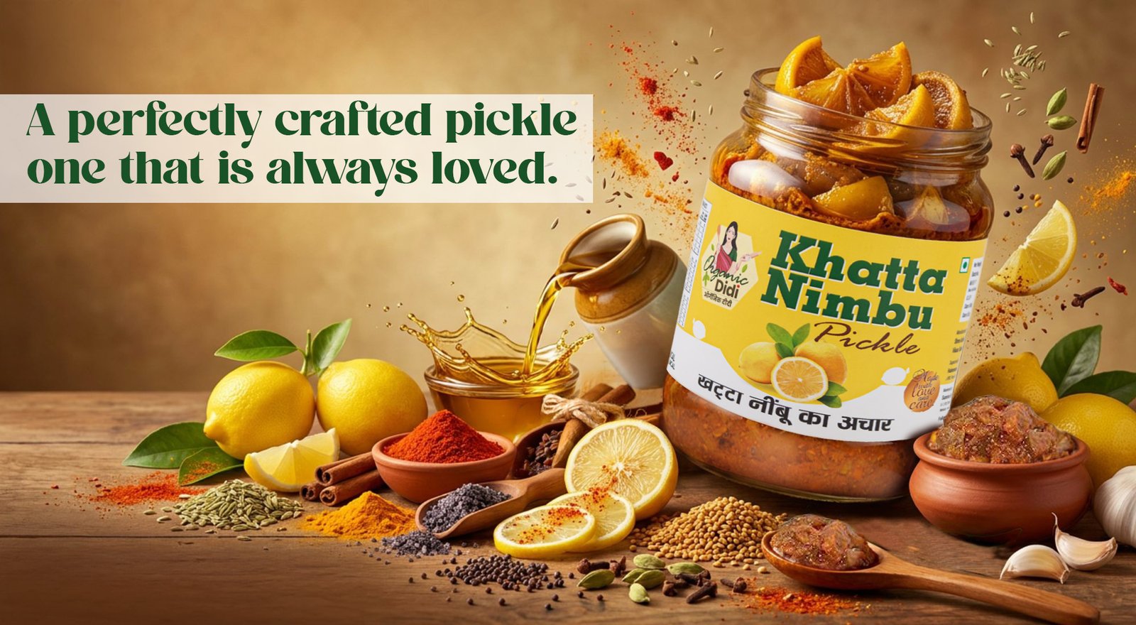 Khatta Nimbu Pickle – Traditional Tangy Lemon Pickle | Sunrise Agriland Khatta Nimbu Pickle – Traditional Tangy Lemon Pickle | Sunrise Agriland
