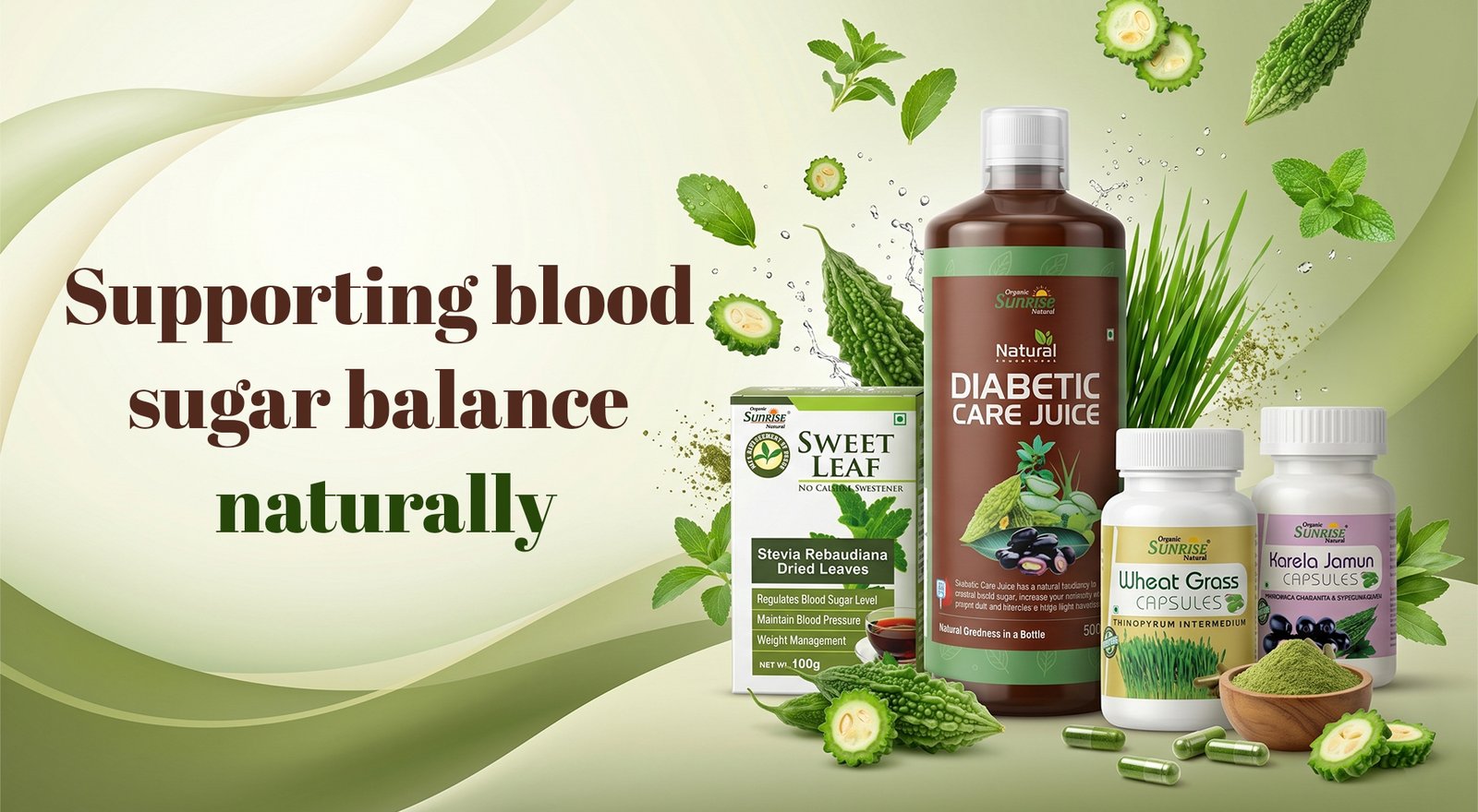 Diabetic Care Kit – Natural Blood Sugar Management Combo | Sunrise Agriland Diabetic Care Kit – Natural Blood Sugar Management Combo | Sunrise Agriland
