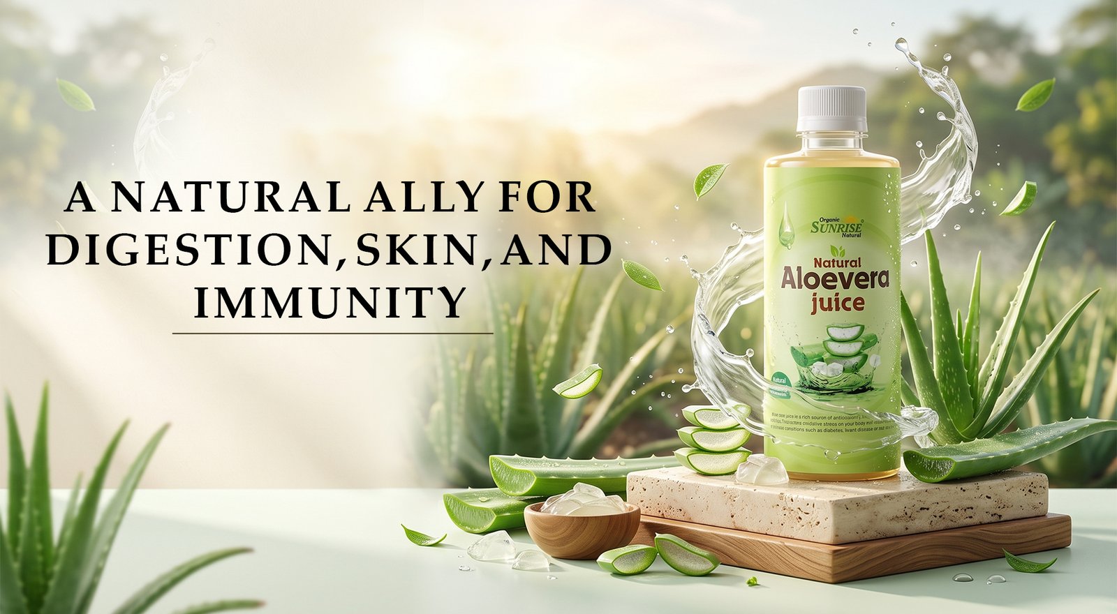 Aloe Vera Juice – Natural Detox Drink for Digestion, Skin & Immunity | Sunrise Agriland Aloe Vera Juice – Natural Detox Drink for Digestion, Skin & Immunity | Sunrise Agriland