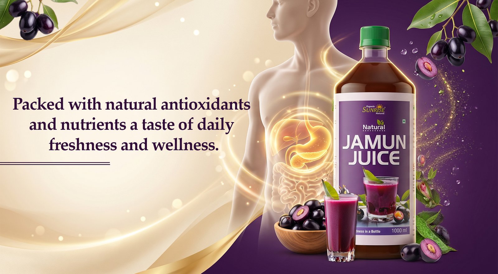Jamun Juice – Natural Blood Sugar Support & Digestive Health Drink | Sunrise Agriland Jamun Juice – Natural Blood Sugar Support & Digestive Health Drink | Sunrise Agriland
